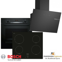 Bosch -Einbau Herdset -Backofen +Induktion Kochfeld +...
