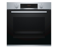 Bosch Herdset HBA534ES3 +  PUG611AA5E Autark Einbaubackofen mit Induktionkochfeld