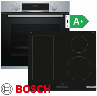 Bosch Herdset HBA534ES3 Autark Einbaubackofen mit...