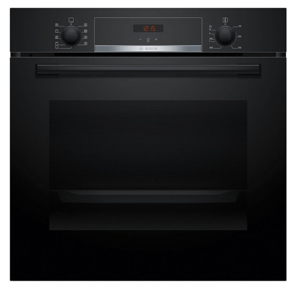 Bosch HBA534EB3, Einbaubackofen, Autark, Swarz, 71 L,  Katalytisches Reinigungssytem