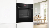 Bosch Herdset HBG7341B1 + PUG611AA5E Einbaubackofen mit Induktionkochfeld