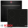 Bosch Herdset HBG7341B1 Autark Einbaubackofen mit Induktionkochfeld PUE63