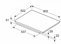 Siemens Herdset HB537GES3 Autark Einbaubackofen mit Induktionkochfeld 80 cm
