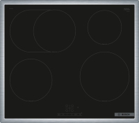 Bosch Herdset HBA571BB Autark Einbaubackofen mit Induktionkochfeld mit Rahmen