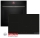 Bosch Herdset HBG7341B1 Autark Einbaubackofen mit Indiktionkochfeld 80cm