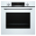 Bosch HBA534BW3, Einbau Backofen Autark, Weiß, 71L, 3D-Luftzirkulation, EcoClean