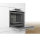 Bosch Gas Herdset Autark Elektro Backofen HBA534BW3 + Gas Kochfeld Glaskeramik weiß