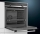 Siemens HB537GES3, Einbau Backofen, Autark, Schwarz/Silber, 71 L, EcoClean, 3D-Heißluft Plus