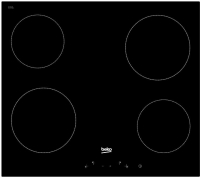 Beko Herdset Autark Backofen BBIM14300WMS weiß + Beko Kochfeld Glaskeramik