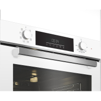 Beko Herdset Autark Backofen BBIM14300WMS weiß + Beko Kochfeld Glaskeramik