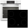 Beko Herdset Autark Backofen BBIM14300WMS weiß + Beko Kochfeld Glaskeramik