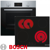 Bosch Herdset Autark Backofen HBF114 + Kochfeld...
