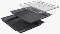 Siemens Herdset Autark Backofen HB537GES + Kochfeld Glaskeramik 80cm