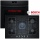 Bosch Gas Herdset Autark Elektro Backofen Pyrolyse HBA571 + Gas Hartglas Kochfeld 75cm