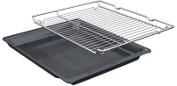 Bosch Einbau Sparset -Backofen mit Teleskop + Einbau Mikrowelle+ Gas Kochfeld Bosch PNP6B6K40+ Einbau Mikrowelle