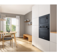 Bosch Einbau Sparset -Backofen mit Teleskop + Einbau Mikrowelle+ Gas Kochfeld Bosch PNP6B6K40+ Einbau Mikrowelle