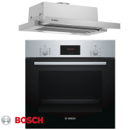 Bosch Sparset Autark -Backofen + Dunstabzugshaube, Serie...