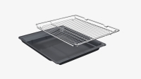 Gasherd Herdset Autark BOSCH Pyrolyse Backofen + GAS Glaskeramik Kochfeld PNP