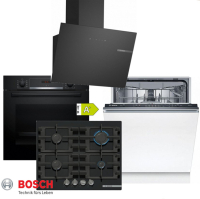 Bosch Sparset Autark Herd Gas Kochfeld +...