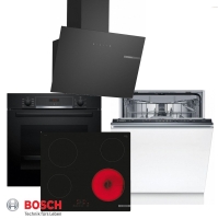 Bosch Sparset Autark Backofen Elektro Kochfeld +...